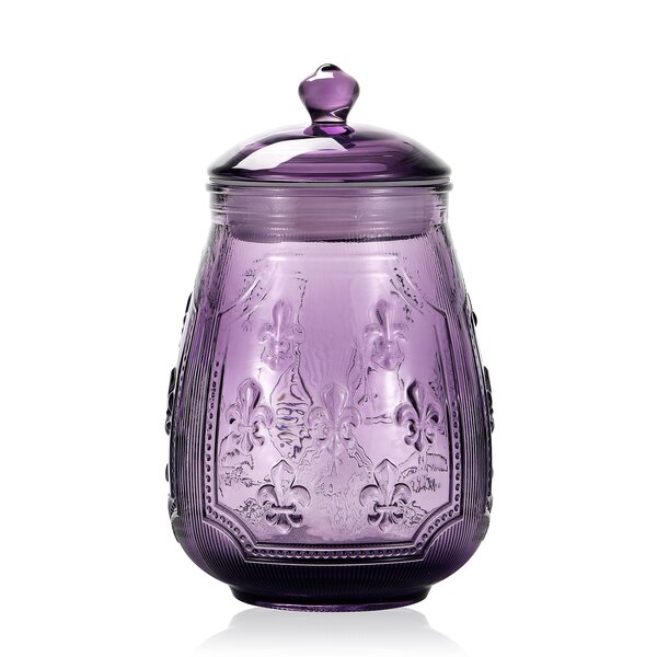 Bloomsbury Market Fleur De Lis 24 Qt Storage Jar Reviews Wayfair   Fleur De Lis 24 Qt. Storage Jar 